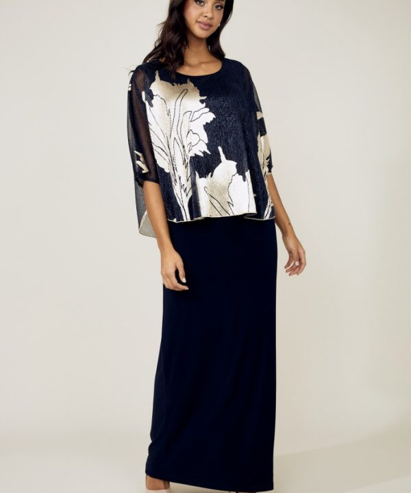 Alternative view of Midnight Overlay Gown